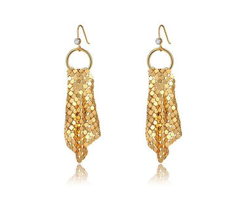 18K Gold Plated Ashlynn Earrings with Simulated Diamond