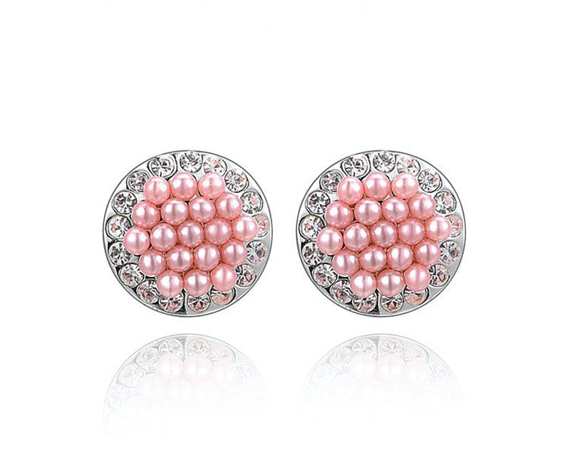 18K Gold Plated Karina Earrings with Simulated Diamond