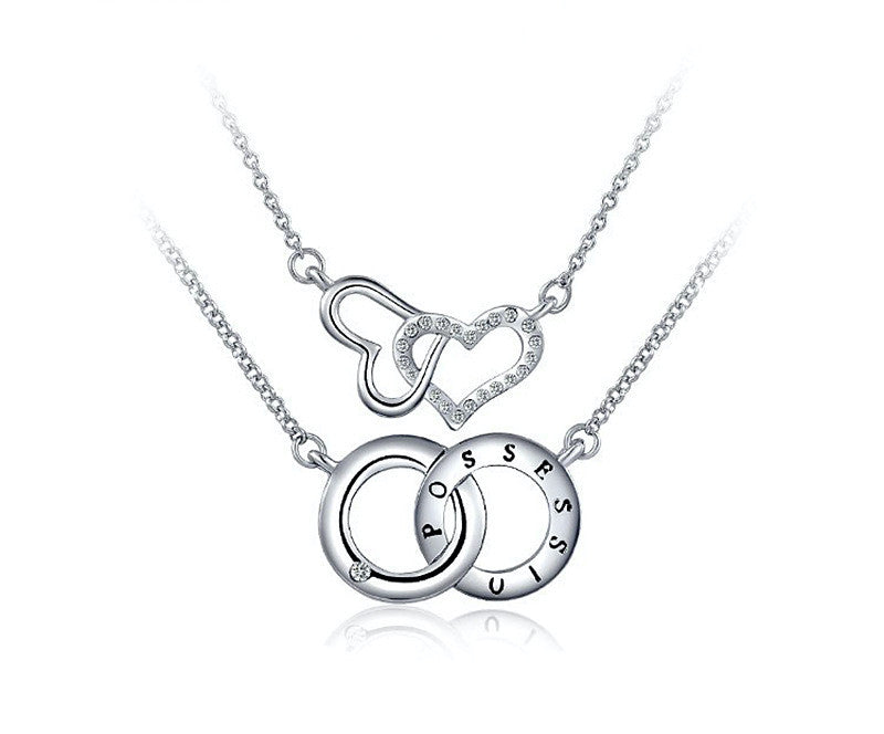 18K Gold Plated Kinley Necklace with Simulated Diamond