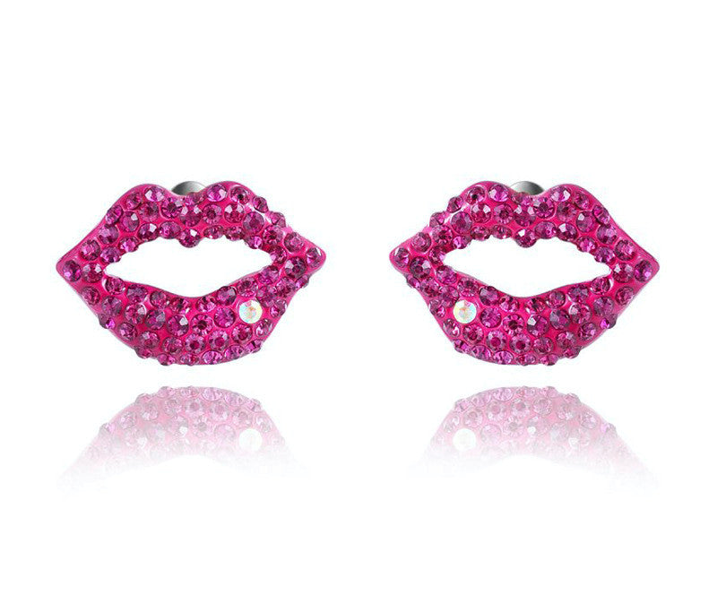 18K Gold Plated Paislee Earrings with Simulated Diamond