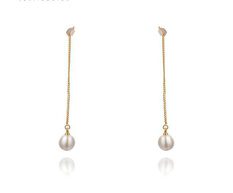18K Rose Gold Plated Emma Earrings with Simulated Diamond
