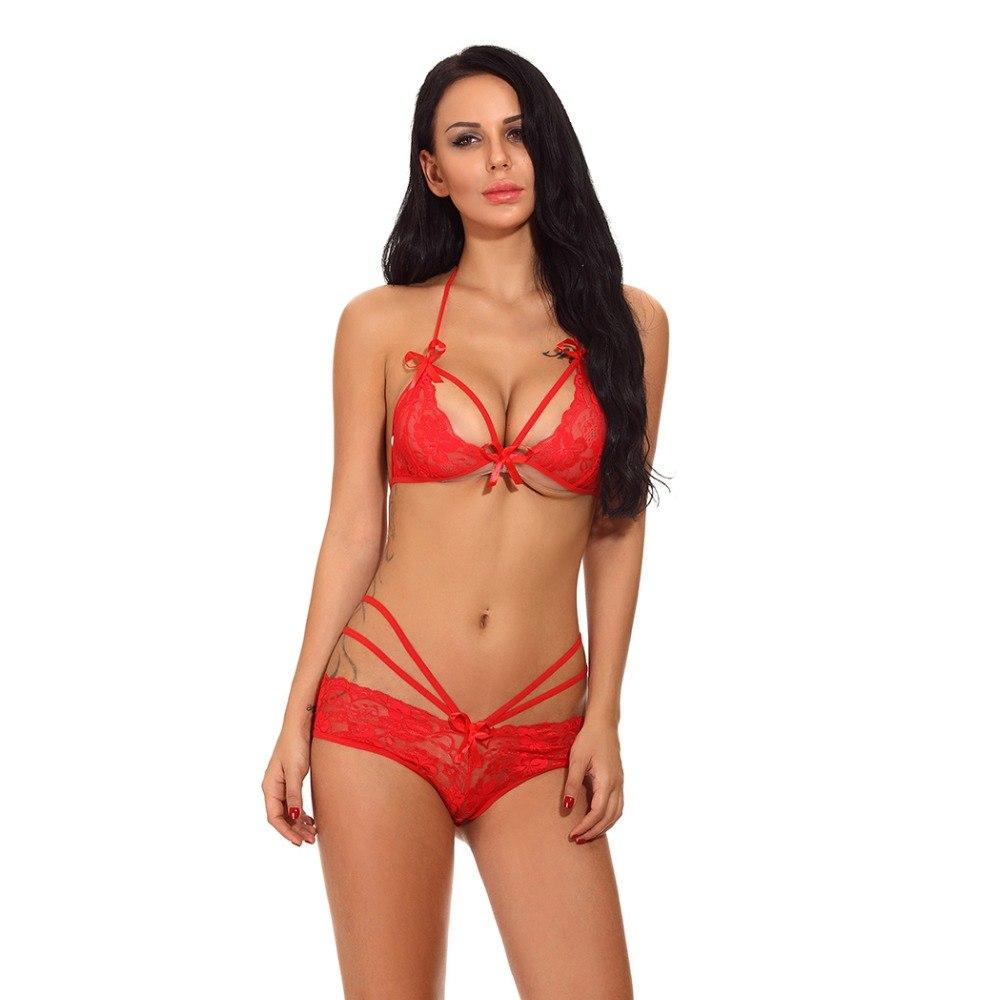 Red Lingerie Set
