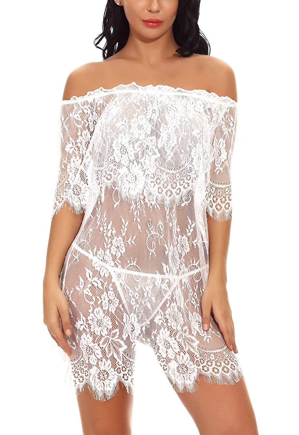 White Lingerie Babydoll
