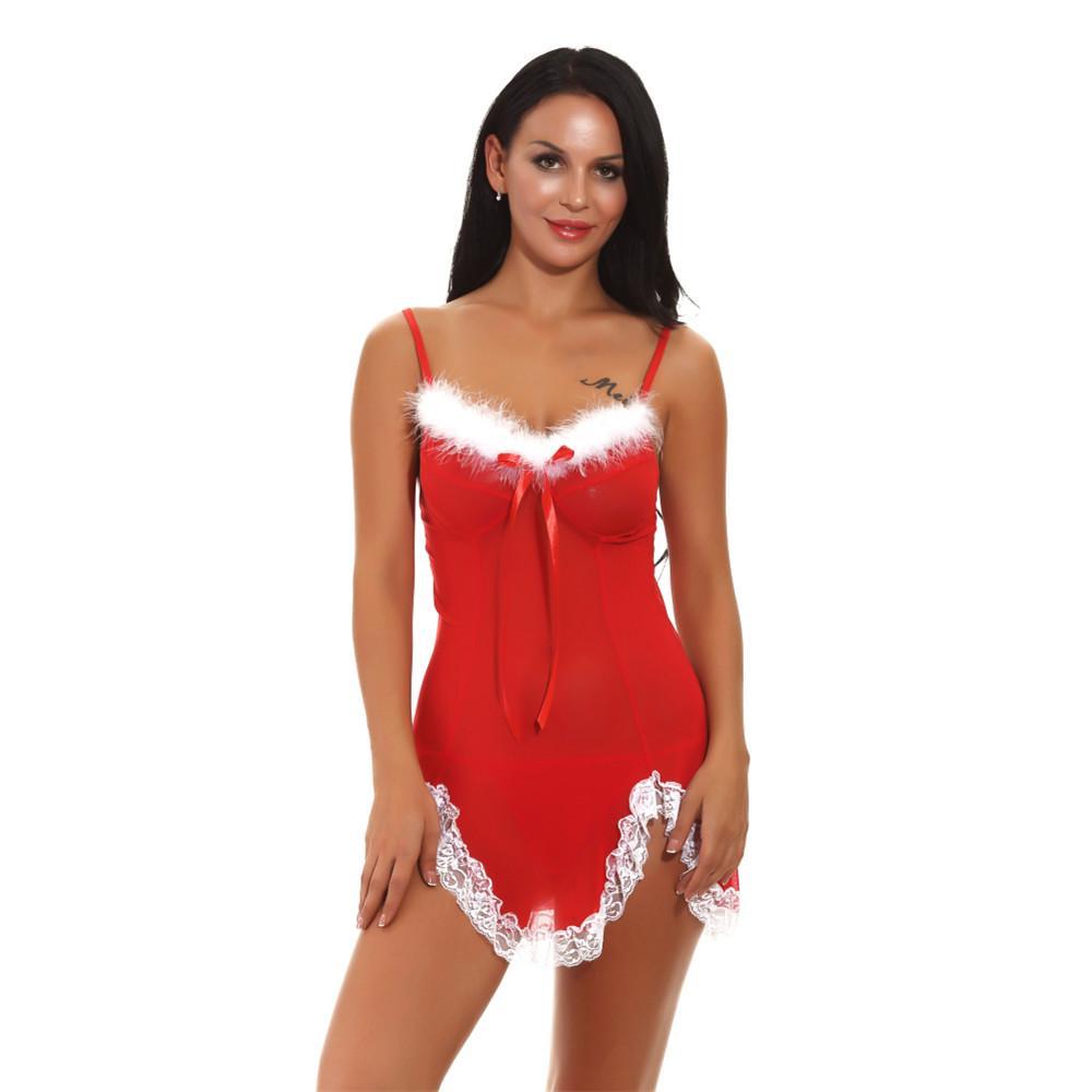 Red Lingerie Chemise