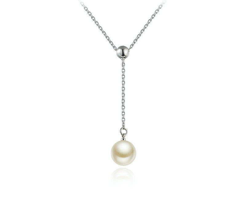 Platinum Plated Raelynn Necklace with Simulated Diamond