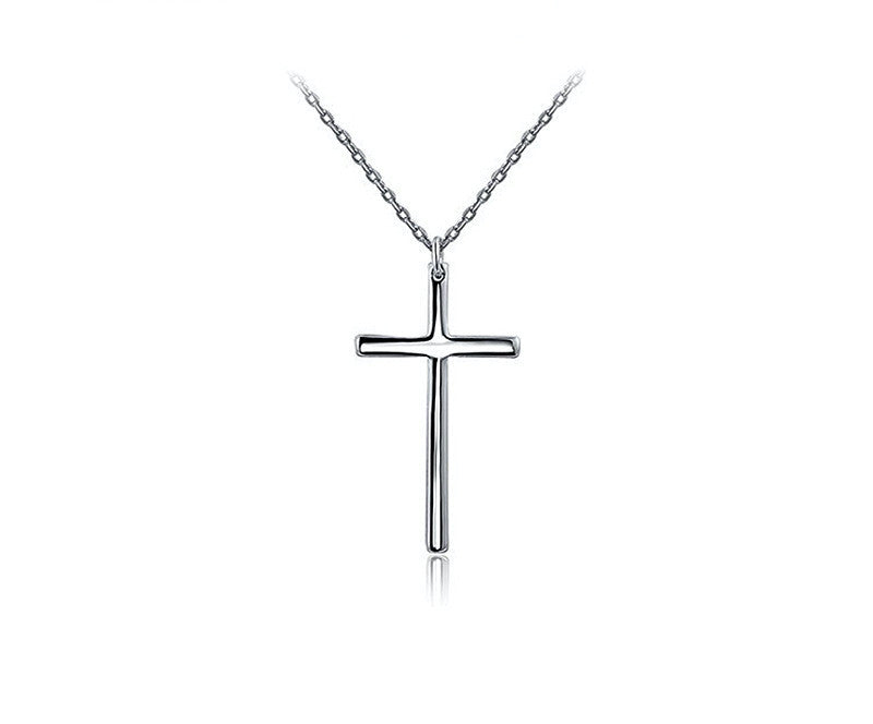 Platinum Plated Ruby Necklace with Simulated Diamond