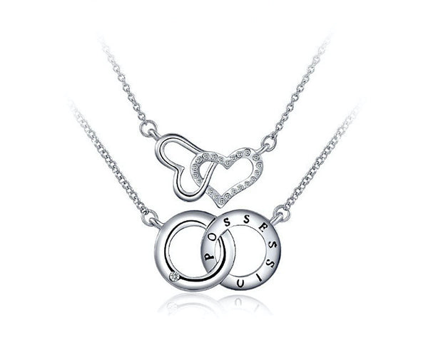 18K Gold Plated Kinley Necklace with Simulated Diamond