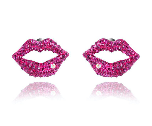 18K Gold Plated Paislee Earrings with Simulated Diamond