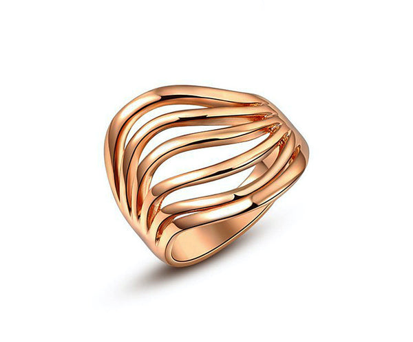 18K Rose Gold Plated Anastasia Ring