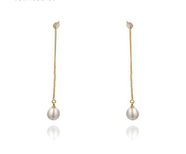 18K Rose Gold Plated Emma Earrings with Simulated Diamond
