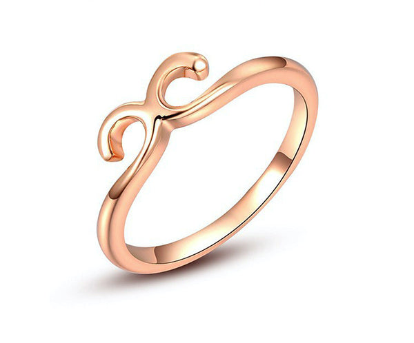 18K Rose Gold Plated Jayda Ring