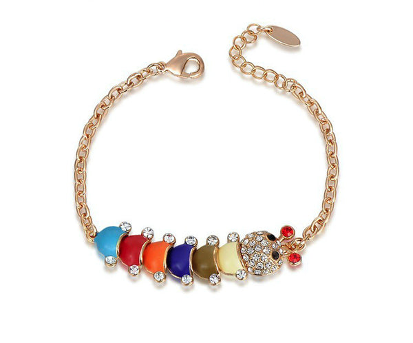 18K Rose Gold Plated Liliana Bracelet with Simulated Diamond
