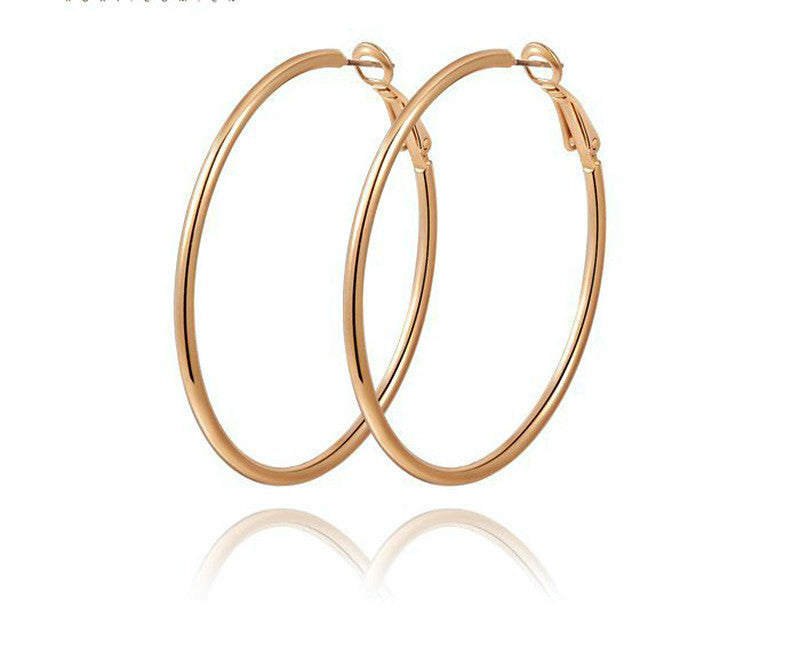 Simulated diamond hoop earrings store