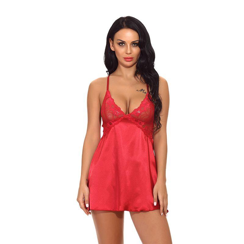 Dark red best sale lingerie