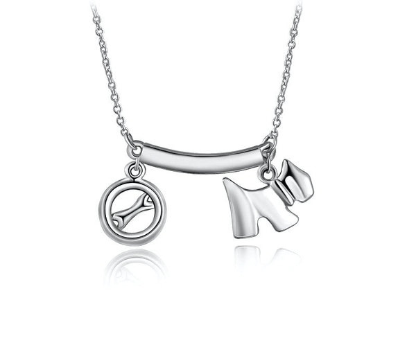 Platinum Plated Kelsey Necklace
