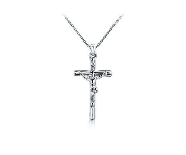 Platinum Plated Lola Necklace with Simulated Diamond