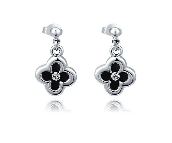 Platinum Plated Nia Earrings