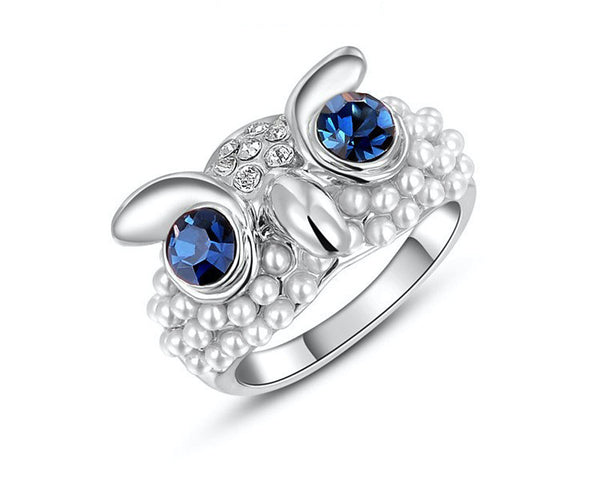 Platinum Plated Raelynn Ring with Simulated Diamond