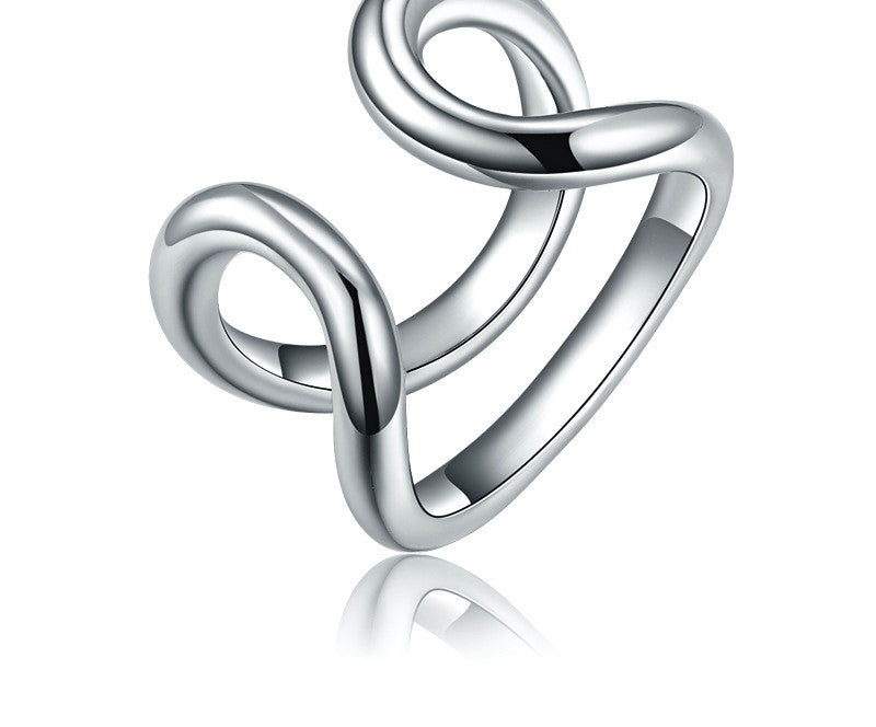 Platinum Plated Rosemary Ring