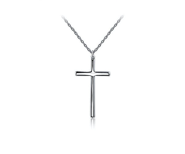 Platinum Plated Ruby Necklace with Simulated Diamond