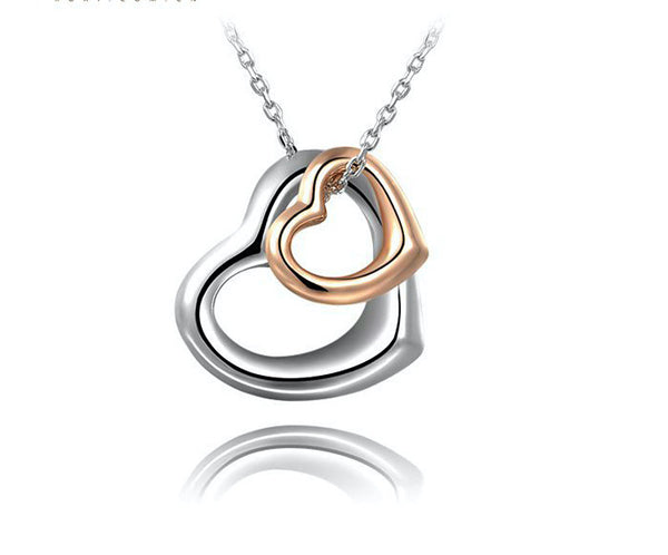 Platinum Plated Scarlett Necklace